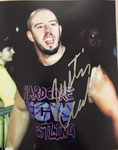 Justin Credible AUTOGRAPHED Photo Pro wrestling wwf wwe wcw signed ECW