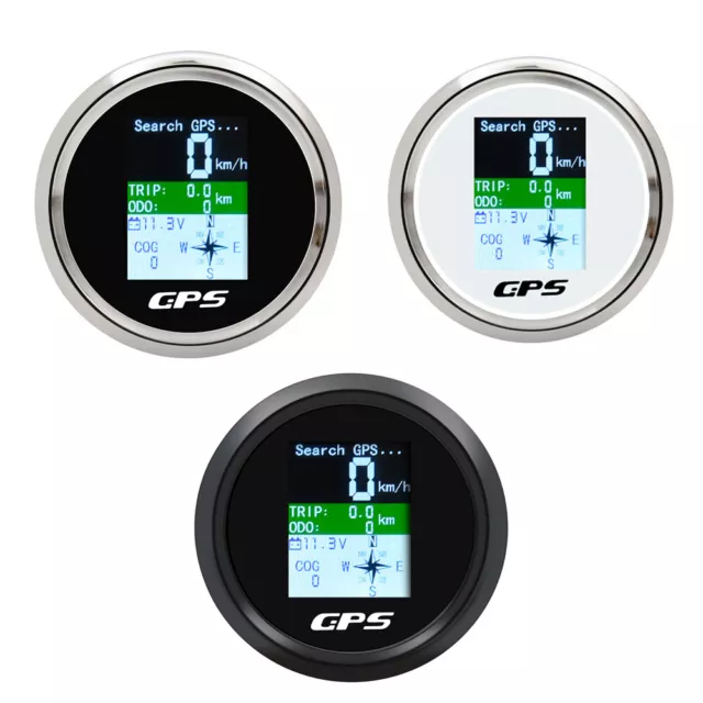 85mm GPS Digital Tachometer Geschwindigkeitsmesser IP67 für Auto Boot Yacht LKW