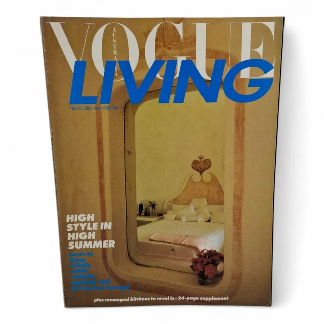 VOGUE LIVING MAGAZINE November December 2023 Design's Bold