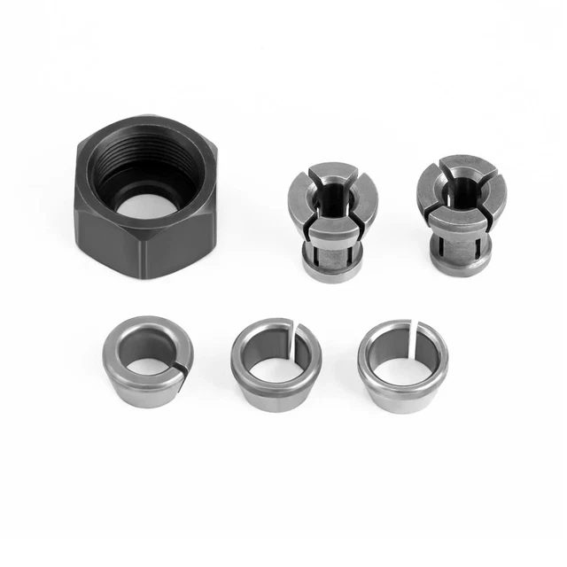 Kit Conversione Carbide Chuck con Dado per Taglio e Incisione 6pz Colletta M17