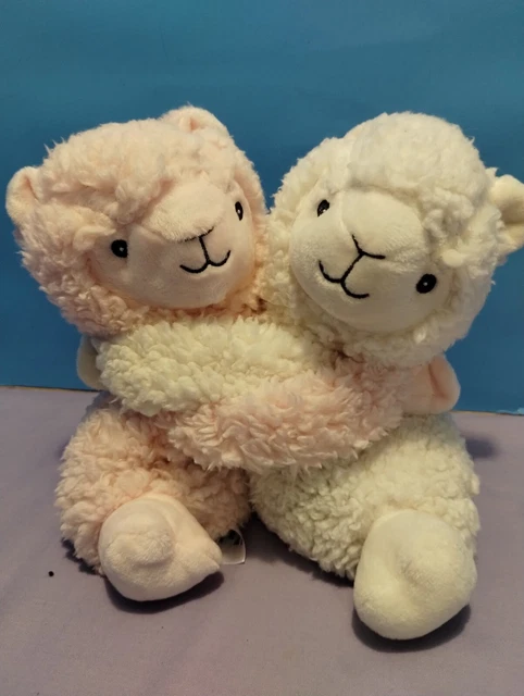 9" Warmies Plush Stuffed Hugging Lambs Scented Warm In Microwave Or Chill