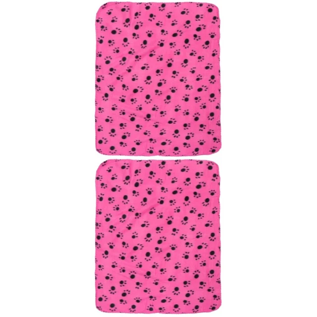 2 mantas para mascotas para gato perro pata animal mantas de lana de doble cara