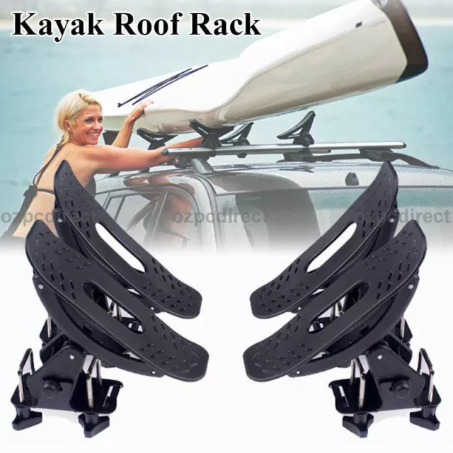 AU Stock Universal Kayak Carrier Saddle Watercraft Roof Rack Arm Canoe Loader