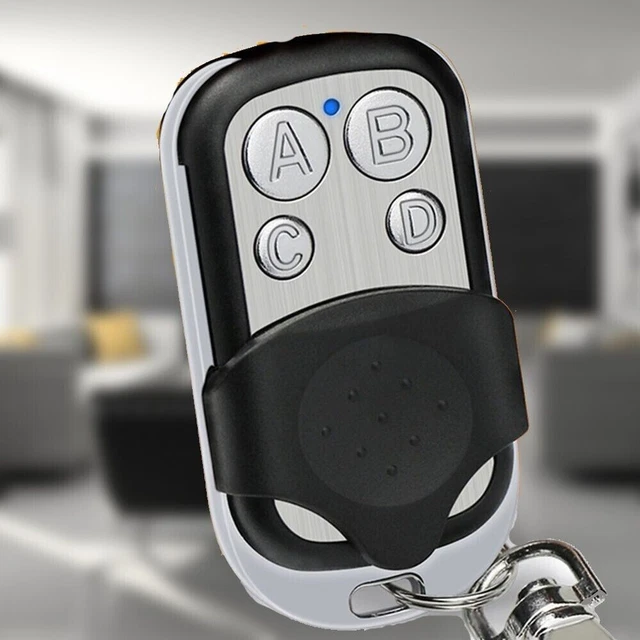 Télécommande Universelle 433Mhz Copieuse De Signal - Pour Portail, Porte De Garage - 4 Boutons