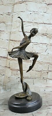 Ballerina Bronze Sculpture Art Nouveau Deco Figurine statue Figure Home Sculptur