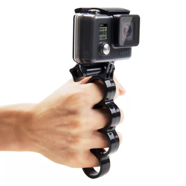 PULUZ Handheld Plastic Fingers Grip Ring Monopod Tripod Mount for GoPro & DJI