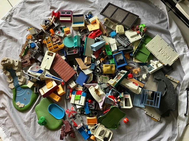Gros Lot De Playmobil D'occasion En Vrac - Mix De Pièces Et Figurines