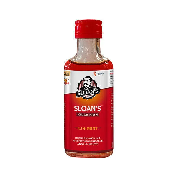 Aceite analgésico de linimento de Sloan (71 ml) para el dolor de hinchazón,...