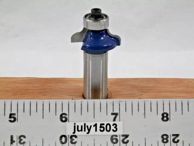 (1) NEW  1" D Ogee Flute Edge Profile Carbide Tip Router Bit 1/2" Bearing c4