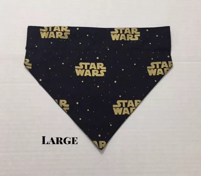 Star Wars Rey Chewbacca Finn Poe Force Over Collar Slide On Dog Cat Bandana