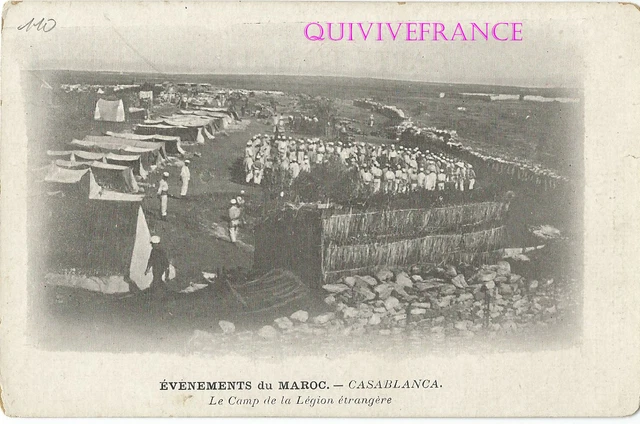 Cpl110 -  Maroc - Casablanca - Camp De La Legion Etrangere