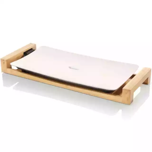 Plancha de cocina sobremesa Pure 2500 W blanco Princess vidaXL