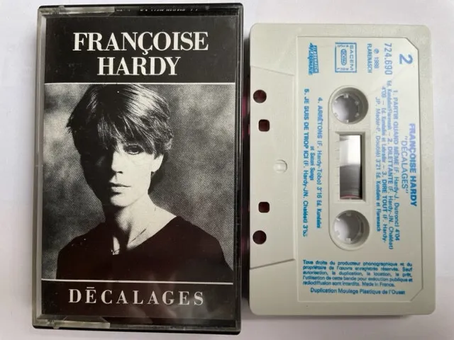 Françoise Hardy ‎– Décalages cassette audio tape C122