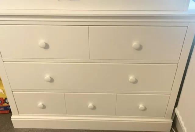 Mamas and Papas Oxford Chest Of Drawers With Changing Unit V Good Condition