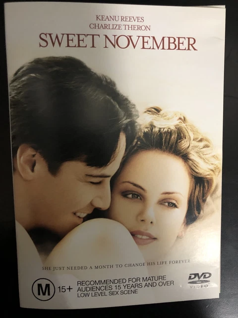 Sweet November DVD Keanu Reeves Charlize Theron Region 4 RARE