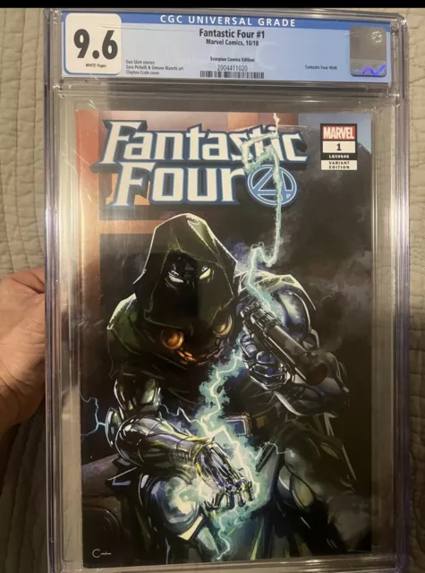 Fantastic Four #1 - CGC 9.6 Clayton Crain Trade Dress Variant