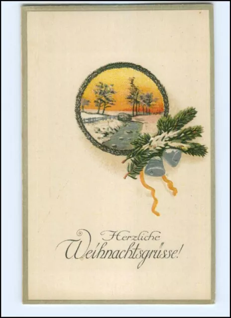 Y15471/ Weihnachten Glocken Litho Präge AK ca.1912