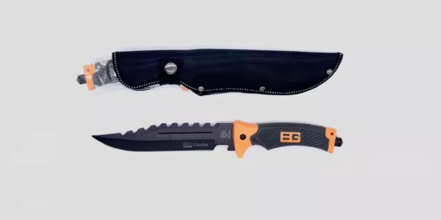 BG Fixed Blade Knife - Large Bowie Camping Hunting Survival Knife