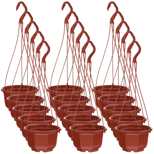15 sets hängende pflanzertöpfe hängende korb hängende pflanzer blumenpot