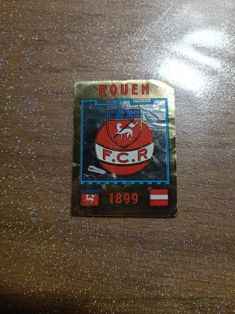 N°383 A-B ECUSSONS D2 Fc Rouen - Srd Saint-Die Panini