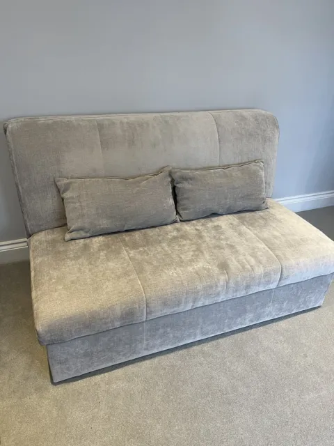 3 Seater Velvet Clic Clac Sofa Bed