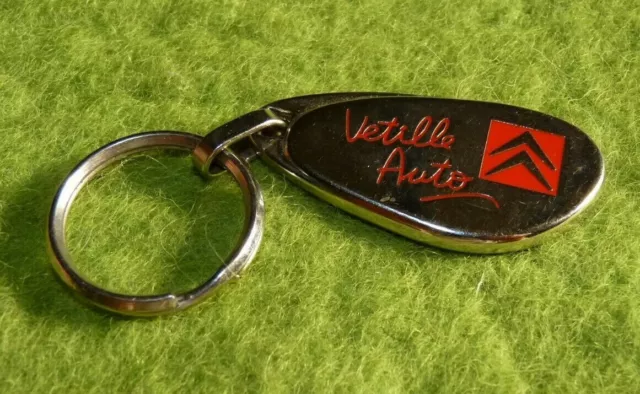 Porte clés Citroën en acier Vetille Auto à Etampes  Keyring  Portachiavi Llavero