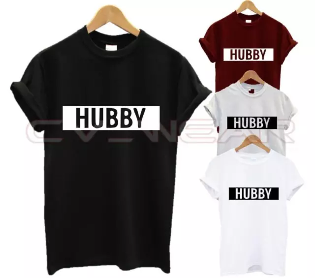 Hubby Box T-Shirt Ehemann Hochzeit Ehefrau Frau Geschenk Überraschungsmode