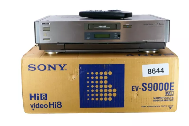 Sony EV-S9000E | Grabadora de casete de vídeo 8 / Hi8 | EN CAJA