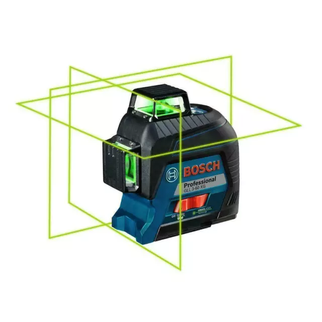 Bosch GLL3-60XG Laser Level360 Grad Hochpräzises Grünes Licht 12 Line Level