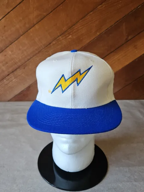 Vintage Chargers Otto Cap San Diego Snapback Lightning Bolt Rare Logo Cap SD Hat