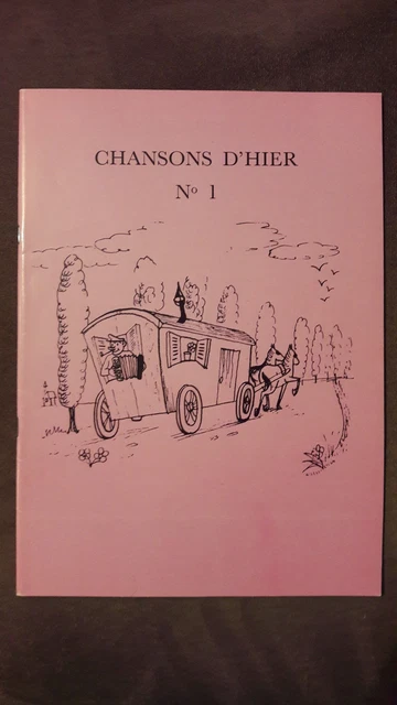 partition piano-voix "Chansons d'hier N°1"