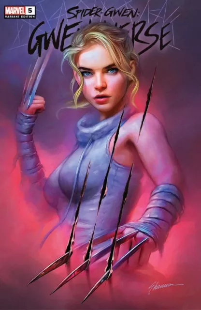 Spider-Gwen Gwenverse 5 Shannon Maer Gwenverine Trade Dress Variant-A Hot!