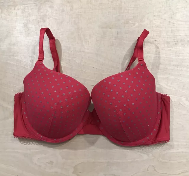 Victoria's Secret Strappy Very Sexy Fishnet Lace Push Up Bra Brazilian Set  Red