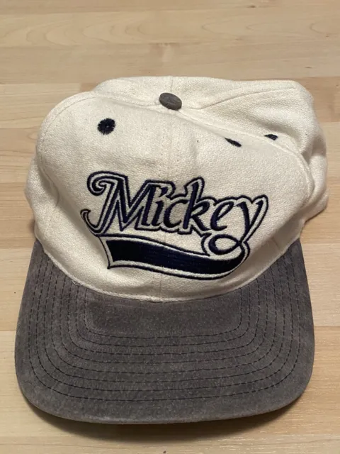 Vtg 1990's Mickey Mouse Embroidered Hat Goofys Hat Co Disney Snapback