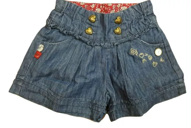 SERGENT MAJOR 1 mois Superbe petit short bloomer en jeans jean denim