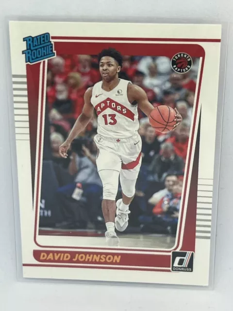 David Johnson Rated Rookie 2021-22 Panini Donruss Basketball No. 243