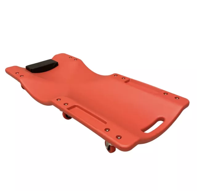 Carrello Lettino Meccanico 120Kg Officina Garage Sotto Auto Macchina 6Ruote 360°