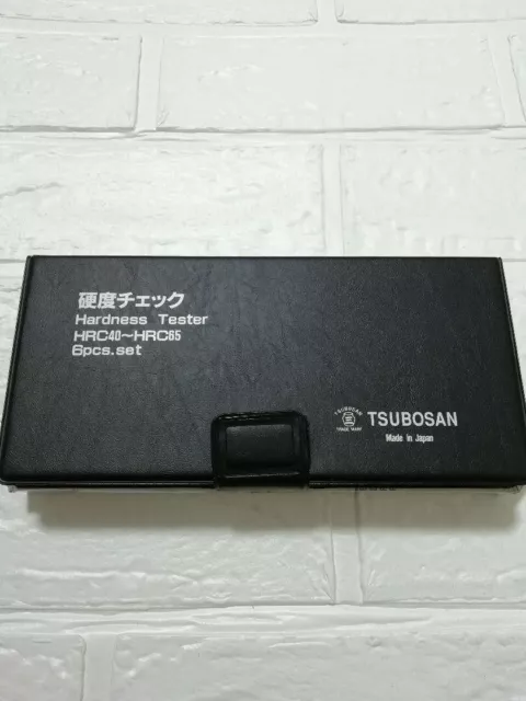 TSUBOSAN MA00600 Hardness Tester Checker File HRC40-HRC65 Set New