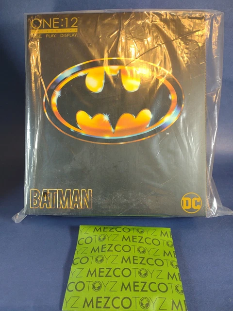 Mezco Toyz Exclusive One:12 Collective 89 Batman 1989 Edition Michael Keaton New