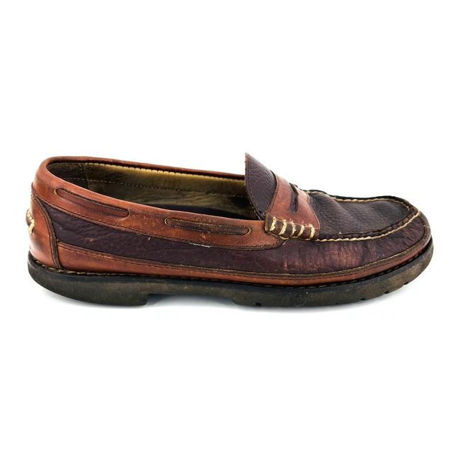 LL BEAN MENS Allagash / Bison, Handsewn Brown Leather Chukka  display picture 1