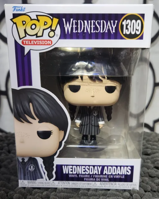 Funko Pop! Television | Wednesday Addams | #1309 | w/Soft Protector