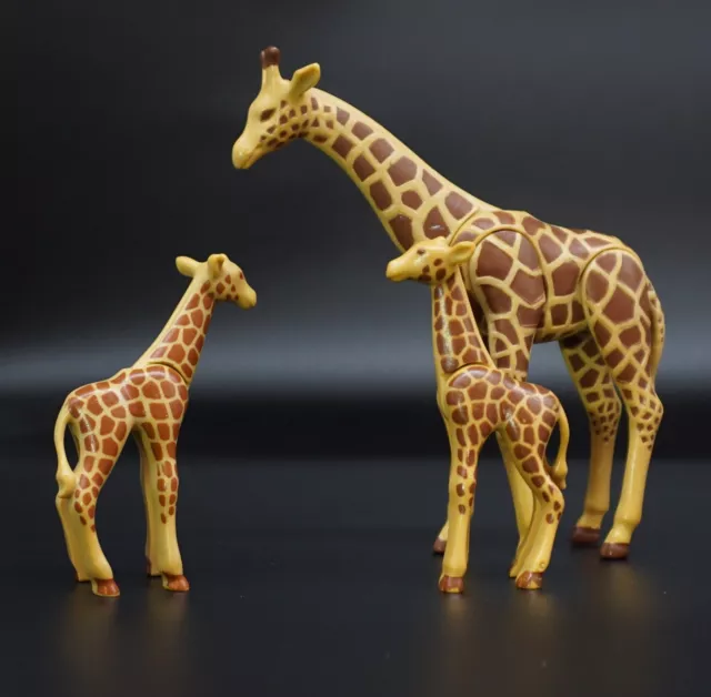 Playmobil Giraffe Familie mit Babys Kindern Afrika Savanne