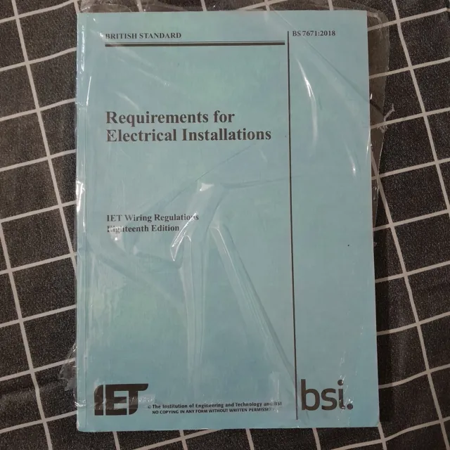 IET Wiring Regulations 18th Edition