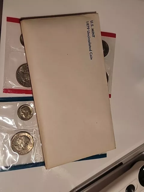 1979 Uncirculated Coin Set U.S Mint Original Government Packaging OGP. D&P Mints