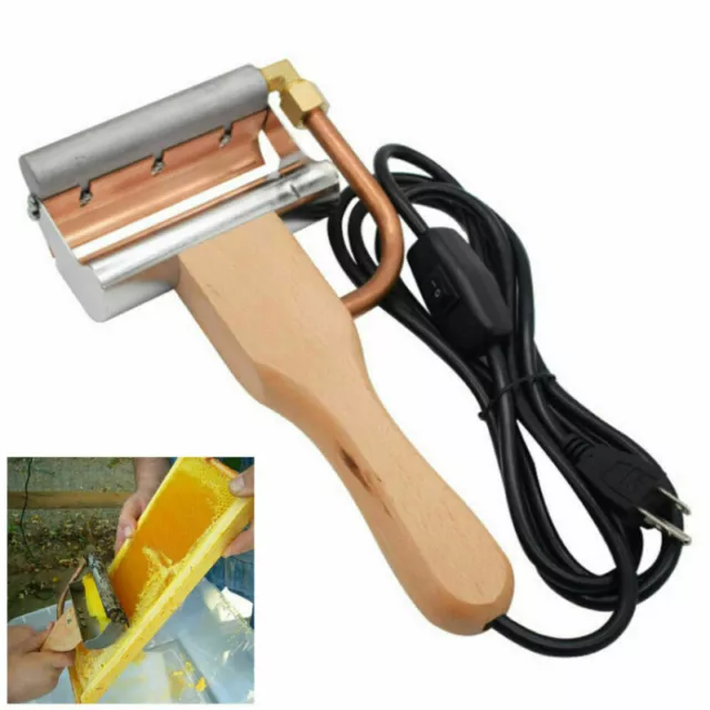 NEW Electric Hot Knife Bee Hive Honey Uncapping Extractor Beekeeping Equipment