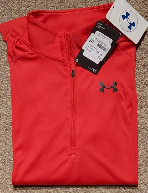 Felpa Under Armour Ragazzi 11-12 Anni Tecnologia Nuova con Etichette  Oggetto Originale