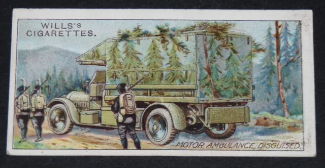 Wills Cigarettes Card 1916 Military Motors #31 Motor Ambulance France 14-18