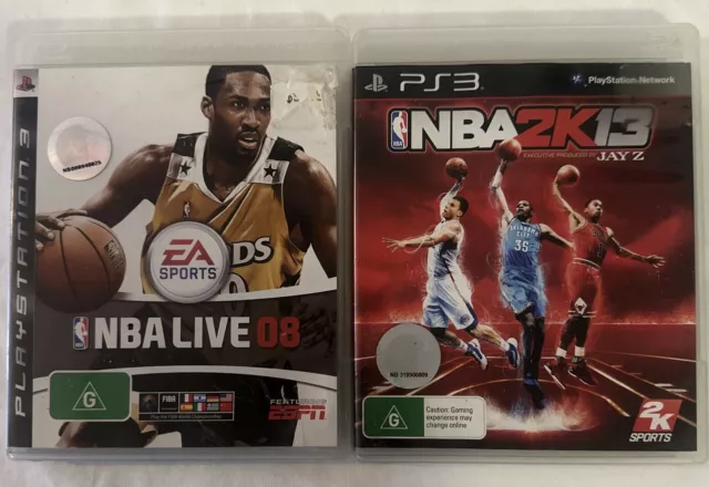 PS3 NBA LIVE 08 NBA2k 13 Preowned PlayStation Games.Free Postage
