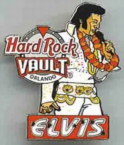Hard Rock Vault Orlando 2002 Elvis Presley en Blanc Combinaison Pin - Hrc #26739