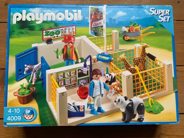 PLAYMOBIL 4009 - Super Set Zoo Animal Clinic Care Station - Brand New,  Unopened EUR 28,25 - PicClick FR